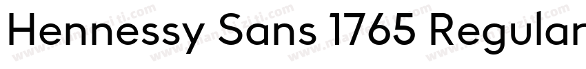 Hennessy Sans 1765 Regular字体转换